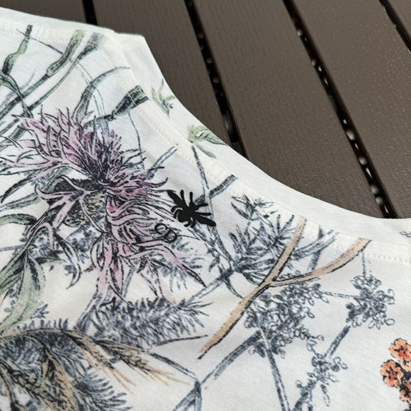 絶対欲しい！ディオール Herbarium 偽物コットン & リネン ジャージー dep46302